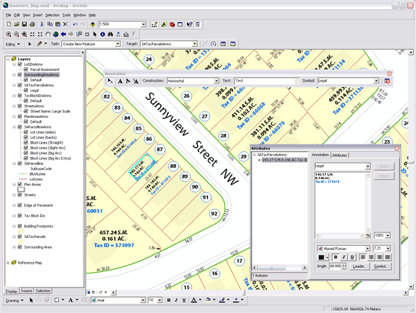 Editing an individual annotation feature in ArcMap