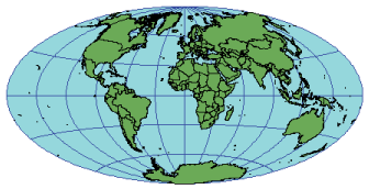 Illustration of Aitoff projection