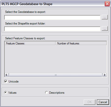 ArcGIS Desktop Help 9.3 - Converting an MGCP geodatabase to shapefiles