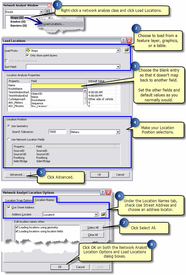 ArcGIS Desktop Help 9.3 Adding network analysis objects to network