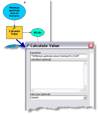Calculate Value parameters