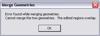 Merging geometries will fail if editors have both made edits on overlapping areas
