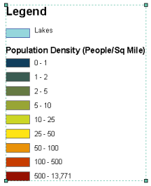 Legend that has been converted to a grouped graphic