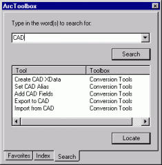 ArcToolbox window
