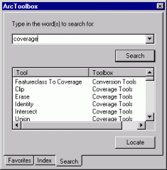 ArcToolbox window