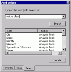ArcToolbox window
