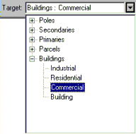 Target Layer dropdown list