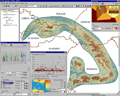 Geostatistical analyst application