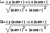 L and Q formulae