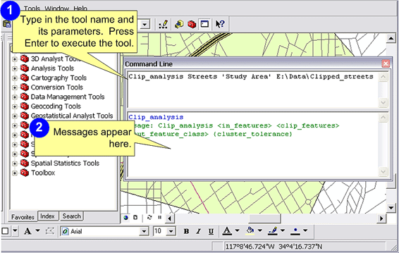 Command Line window