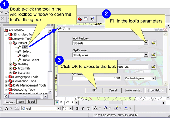 ArcGIS Desktop Help 9.2 - A Whirlwind Tour Of Geoprocessing