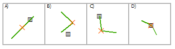 Select line using point graphic