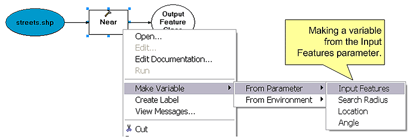 Making variable from parameter