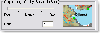 Output Image Quality slider.