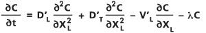 Advection-dispersion equation