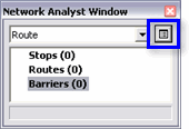 Network Analysis Layer Properties Button