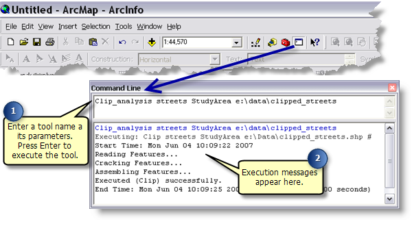 Command Line window