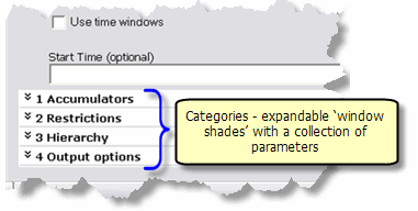 Parameter categories