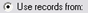 Use records from