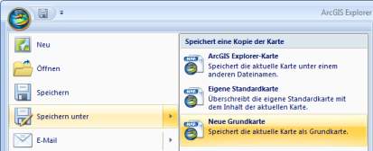 Als Grundkarte speichern