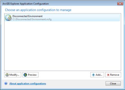 Application Configuration Manager
