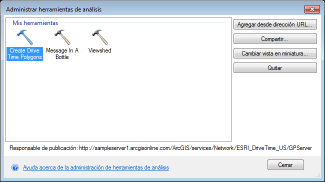 Cuadro de diálogo Administrar herramientas de análisis