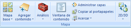 El botón Análisis en la cinta
