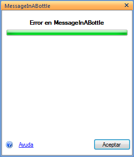 La herramienta no se completó correctamente