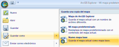 Guardar como mapa base