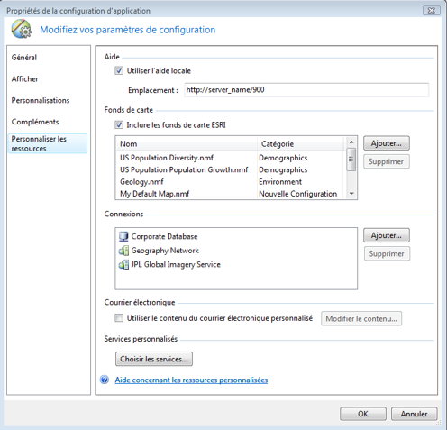 Passer à l'aide locale