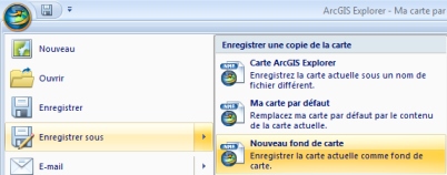 Enregistrer comme fond de carte