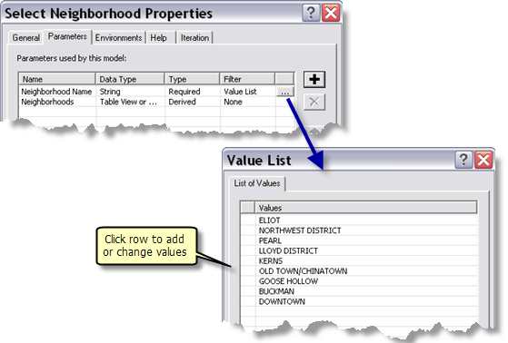 Value List filter