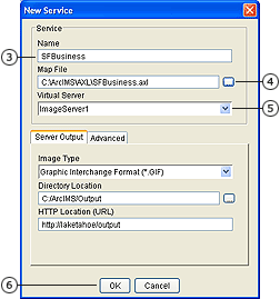 Setting service properties